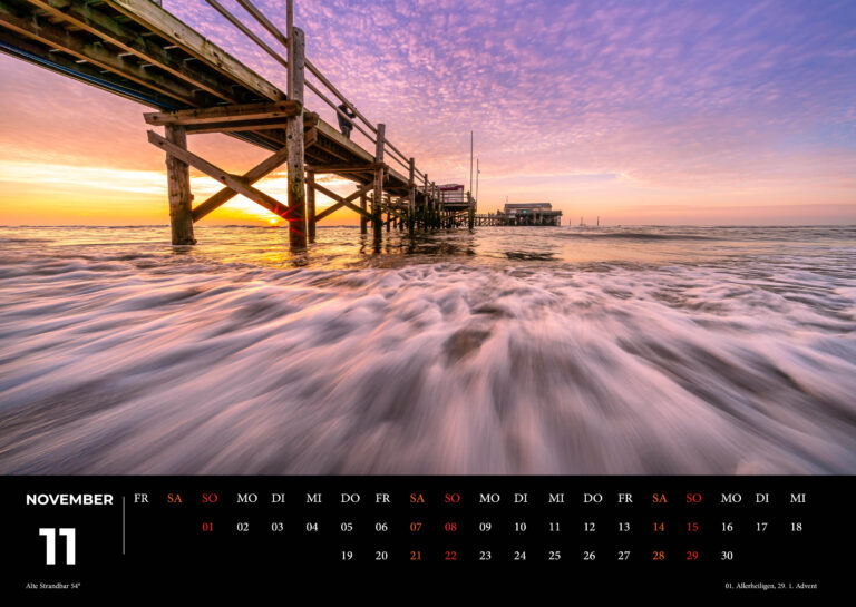Nordsee Kalender 2026