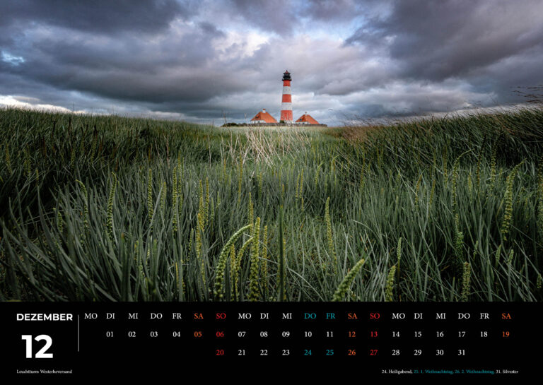 Sankt Peter Ording und Westerhever Kalender 2026