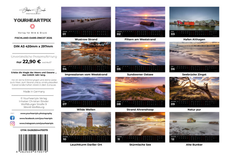 Kalender Fischland Darß Zingst 2026