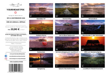 Sankt Peter Ording und Westerhever Kalender 2026