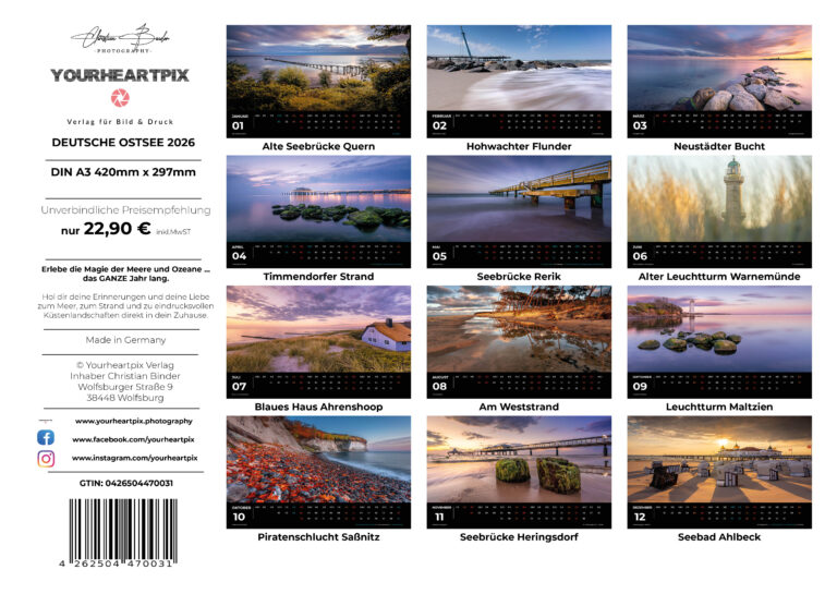 Ostsee Kalender 2026