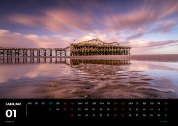 Sankt Peter Ording und Westerhever Kalender 2026