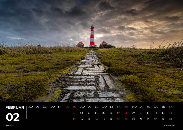 Sankt Peter Ording und Westerhever Kalender 2026