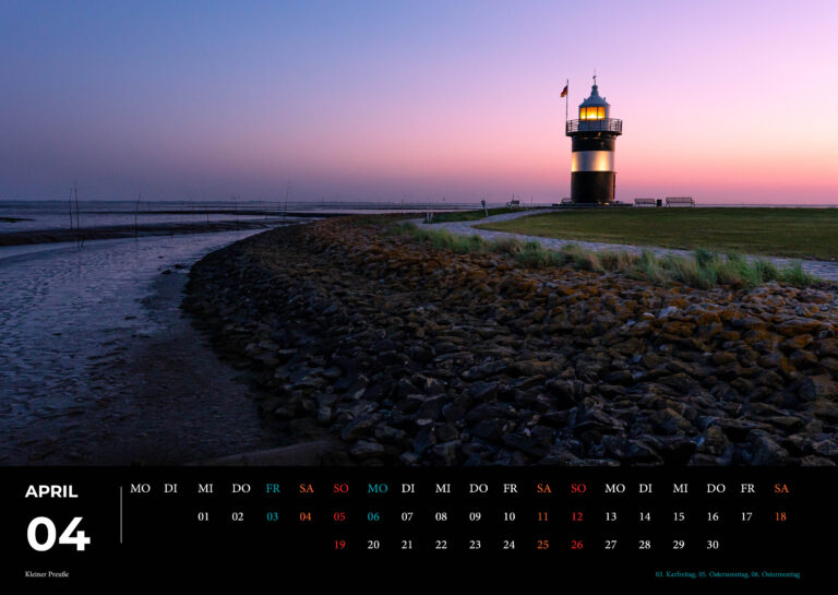 Nordsee Kalender 2026