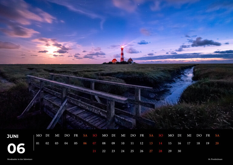 Sankt Peter Ording und Westerhever Kalender 2026